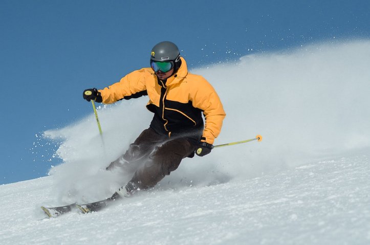 Skifahren in der Aletscharena